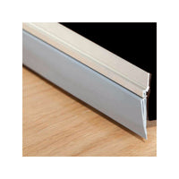 M-D Cinch Silver Aluminum/Vinyl Weatherstrip For Doors 36 in. L X 1/4 in.