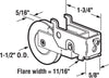 Prime-Line 1-1/2 in. D X 5/16 in. L Plastic/Steel Roller Assembly 1 pk