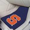 Syracuse University Navy Carpet Car Mat Set - 2 Pieces