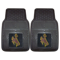 University of Wyoming Heavy Duty Car Mat Set - 2 Pieces