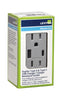 Leviton Decora 15 amps 125 V Type A/C Duplex Gray Outlet and USB Charger 5-15R 1 pk