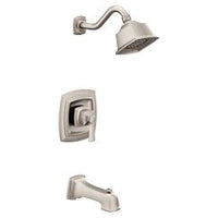 Spot resist brushed nickel Posi-Temp(R) tub/shower