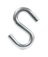 Hampton Small Zinc-Plated Silver Steel 2 in. L S-Hook 150 lb. 1 pk (Pack of 20)