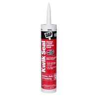 DAP Kwik Seal White Acrylic Latex Kitchen and Bath Adhesive Caulk 10.1 oz. (Pack of 12)