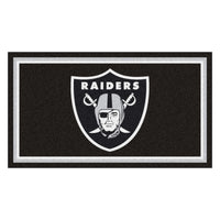 NFL - Las Vegas Raiders 3ft. x 5ft. Plush Area Rug