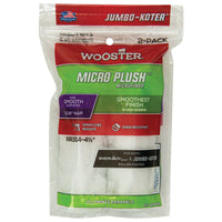 Wooster Micro Plush Woven 5/16 in. x 4-1/2 in. W Mini Paint Roller Cover 2 pk (Pack of 12)