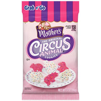 Mother's Grab N' Go Original Circus Animal Cookies 3 oz Bagged (Pack of 6)