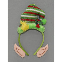 Dyno Multicolored Christmas Elf Ear Headband (Pack of 12).