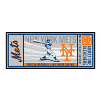 MLB - New York Mets Retro Collection Ticket Runner Rug - 30in. x 72in. - (2014)