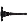 National Hardware 13 in. L Black Heavy Duty T Hinge 1 pk