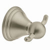 Moen Preston 2.25 in. H X 2.5 in. W X 2.375 in. L Brushed Nickel Robe Hook