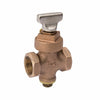 B & K Bronze Lead-Free 3/8 in. Threaded Ground Key Stop & Drain Valve 1 Dia. in.