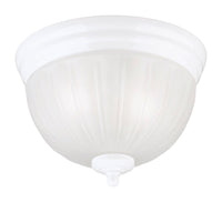 Westinghouse 6.75 in. H X 9.5 in. W X 9.5 in. L White Ceiling Fixture