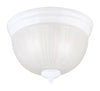 Westinghouse 6.75 in. H X 9.5 in. W X 9.5 in. L White Ceiling Fixture