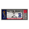 MLB - Atlanta Braves  Retro Collection Ticket Runner Rug - 30in. x 72in. - (1946 Boston Braves)