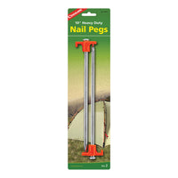 Coghlan's Orange/Silver Nail Pegs 10 in. L 2 pc