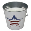 Patio Essentials U.S. Flag Candle Bucket For Mosquitoes/Other Flying Insects 18 oz. (Pack of 6)