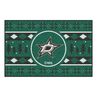 NHL - Dallas Stars Holiday Sweater Rug - 19in. x 30in.