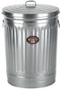 Behrens 31 gal. Galvanized Steel Garbage Can Lid Included Animal Proof/Animal Resistant (Pack of 6)