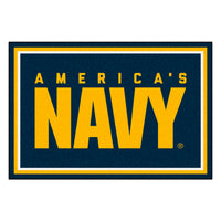 U.S. Navy 5ft. x 8 ft. Plush Area Rug