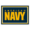 U.S. Navy 5ft. x 8 ft. Plush Area Rug