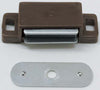 Ultra Hardware Semi-Gloss Brown Plastic Magnetic Latch