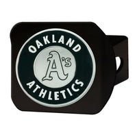 MLB - Oakland Athletics Black Metal Hitch Cover