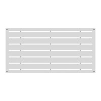 Barrette Outdoor Living Boardwalk 2 ft. W X 4 ft. L White Polymer Screen Panel