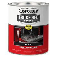 Rust-Oleum Black Truck Bed Coating 1 qt (Pack of 4)