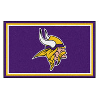 NFL - Minnesota Vikings 4ft. x 6ft. Plush Area Rug