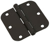 National Hardware 3-1/2 in. L Oil Rubbed Bronze Door Hinge 3 pk