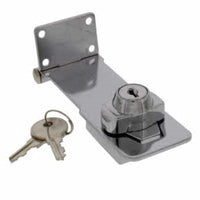 Ultra Hardware Chrome-Plated Safety Hasp 1 pk