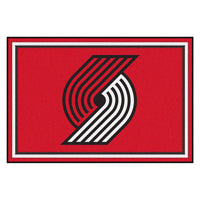 NBA - Portland Trail Blazers 5ft. x 8 ft. Plush Area Rug