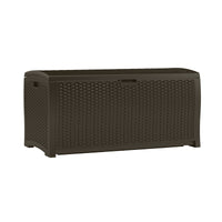 Suncast Brown Plastic 99 gal. Capacity Deck Box 26 H x 50 W x 26 D in.