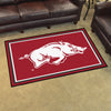 University of Arkansas 4ft. x 6ft. Plush Area Rug