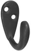 National Hardware Oil-Rubbed Bronze Black Robe Hook (Pack of 40).