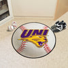 University of Northern Iowa Baseball Rug - 27in. Diameter