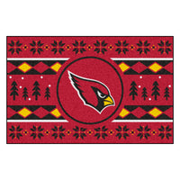 NFL - Arizona Cardinals Holiday Sweater Rug - 19in. x 30in.