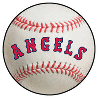 MLB - Los Angeles Angels Retro Collection Baseball Rug - 27in. Diameter - (1966 California Angels)