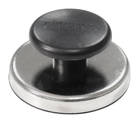 Magnet Source 1.25 in. L X 2.65 in. W Black Knob Magnet 25 lb. pull 1 pc