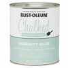 Rust-Oleum Chalked Matte Serenity Blue Water-Based Acrylic Chalk Paint 30 oz (Pack of 2).