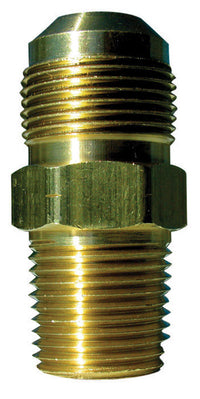 JMF 15/16 in. Flare x 1/2 in. Dia. Male Brass Gas Adapter (Pack of 2)