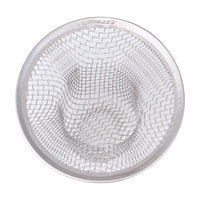 Whedon Drain Protector 2-3/4 in. D Chrome Stainless Steel Mesh Strainer