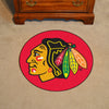 NHL - Chicago Blackhawks Red Hockey Puck Rug - 27in. Diameter