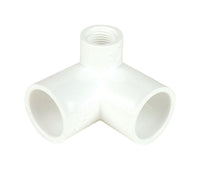 Dura Schedule 40 1 in. Slip X 1 in. D Slip PVC 90 Degree Side Outlet Elbow 50 pk