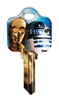 Hillman Star Wars Droids House/Padlock Universal Key Blank Single (Pack of 5).