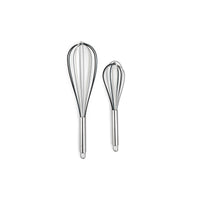 Core Home Gray Silicone/Stainless Steel Whisk Set