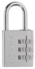 Master Lock 5.6 in. H X 1-3/16 in. W Metal 3-Dial Combination Padlock