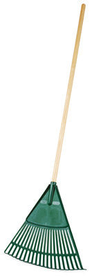 True Temper 55.75 in. L x 18 in. W Plastic Kid?s Rake Wood