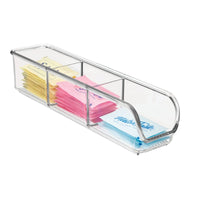 iDesign Linus 2 in. H X 9 in. W X 9 in. D Plastic Sugar Tea Place Cabinet Organizer